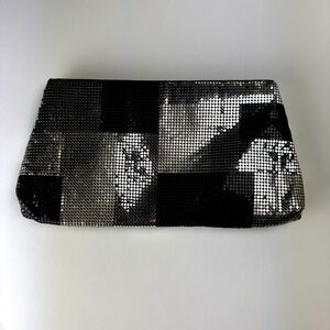 Whiting & Davis Two-Tone Clutch Bag